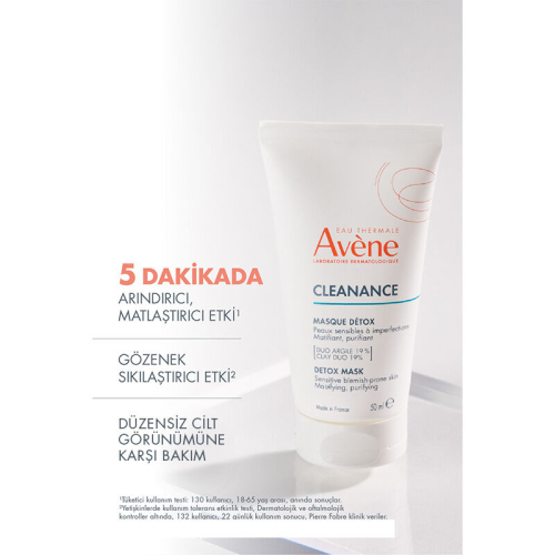 Avene Cleanance Detox Mask 50 ml - 4