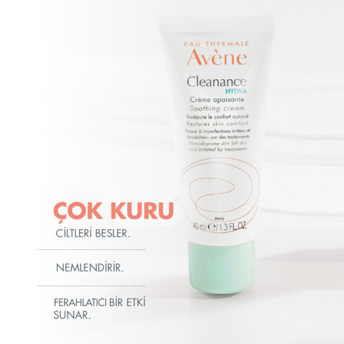 Avene Cleanance Hydra Yıpranmış ve Kuru Ciltler için Yoğun Bakım Kremi 40 ml - 6