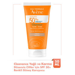 Avene Cleanance SPF 50+ Yağlı ve Akneye Eğilimli Ciltler İçin Renkli Güneş Kremi 50 ml - 2