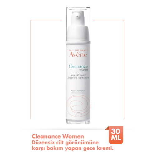 Avene Cleanance Woman Düzensiz Ciltler İçin Gece Bakım Kremi 30 ml - 2