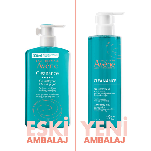 Avene Cleanance Yağlı ve Akneye Eğilimli Ciltler için Matlaştırıcı Yüz Temizleme Jeli 400 ml - 3