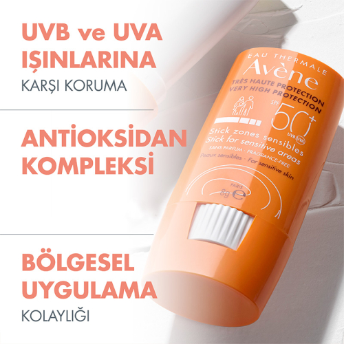 Avene SPF 50+ Hassas Bölgeler İçin Stick Güneş Kremi 8 gr - 6