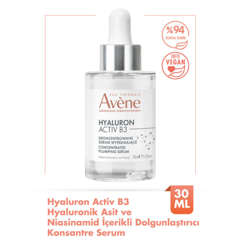 Avene Hyaluron Activ B3 Hyaluronik Asit ve Niasinamid Serum 30 ml - 2