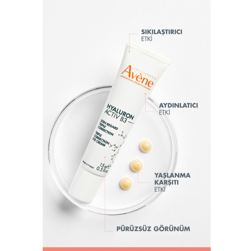 Avene Hyaluron Activ B3 Hyaluronik Asit ve Niasinamid Göz Çevresi Kremi 15 ml - 5