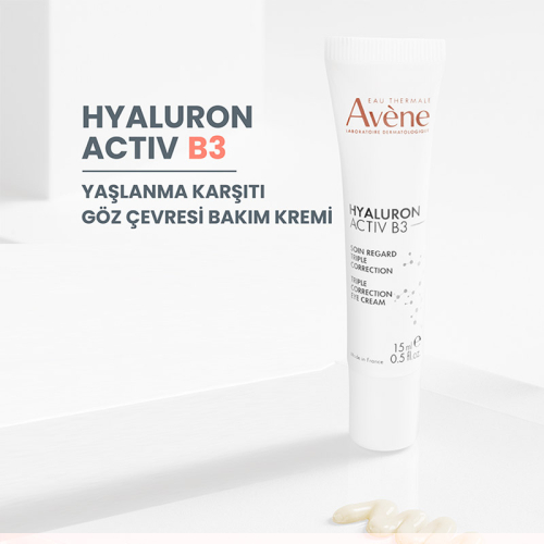 Avene Hyaluron Activ B3 Hyaluronik Asit ve Niasinamid Göz Çevresi Kremi 15 ml - Avene