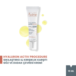 Avene Hyaluron Activ Procedure Retinal Niasinamid Hyalüronik Asit Göz ve Dudak Kremi 15 ml - 4