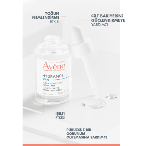 Hydrance Boost Hyaluronik Asit ve Niasinamid İçeren Konsantre Nemlendirici Serum 30 ml - 4