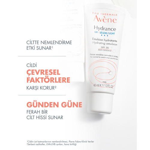 Avene Hydrance Light SPF30 Kuru ve Karma Ciltler için Güneş Korumalı Nemlendirici Krem 40 ml - 5