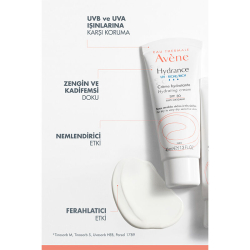 Avene Hydrance Rich SPF 30 Kuru Ciltler için Güneş Korumalı Nemlendirici Krem 40 ml - 4