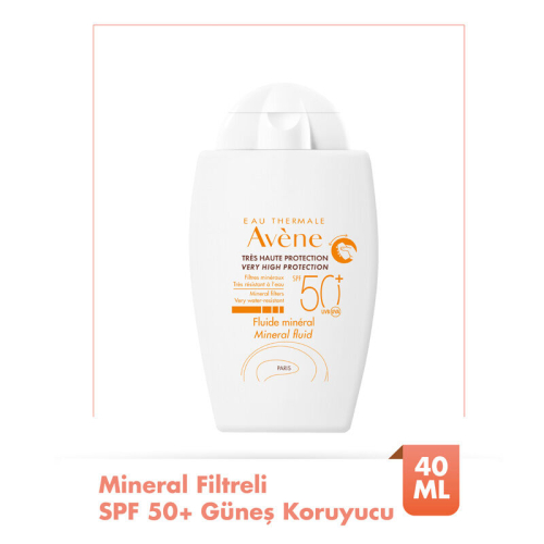Avene Mineral Fluid SPF 50+ Hassas Ciltler İçin Ultra Hafif Güneş Kremi 40 ml - 2