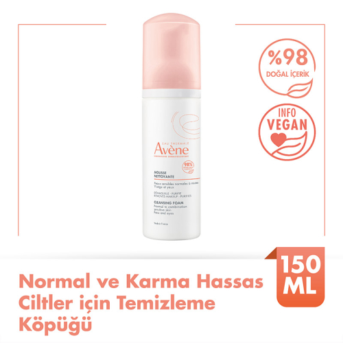 Avene Mousse Nettoyante Cilt Temizleme Köpüğü 2x150ml SET - 2