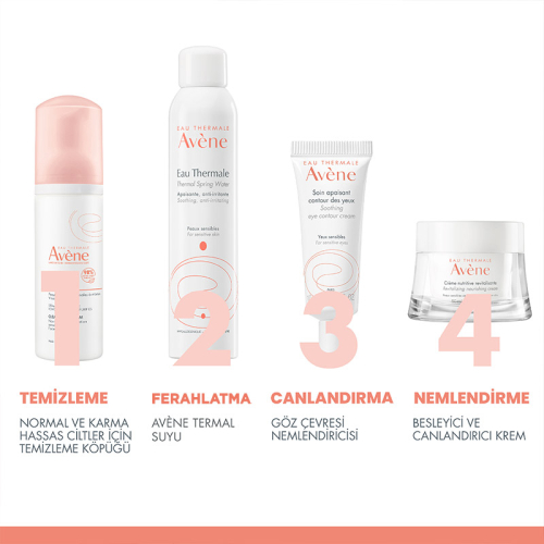 Avene Mousse Nettoyante Cilt Temizleme Köpüğü 2x150ml SET - 7