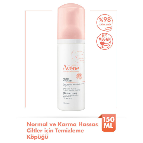 Avene Mousse Nettoyante Cilt Temizleme Köpüğü 2x150ml SET - 3
