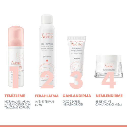 Avene Mousse Nettoyante Cilt Temizleme Köpüğü 2x150ml SET - 8