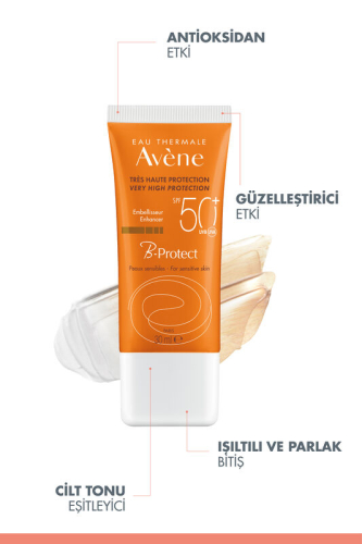 Avene B-Protect SPF50+ Ton Eşitlemeye Yardımcı Renkli Yüz Güneş Kremi 30 ml - 4