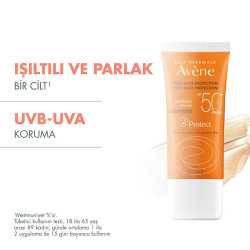 Avene B-Protect SPF50+ Ton Eşitlemeye Yardımcı Renkli Yüz Güneş Kremi 30 ml - 1