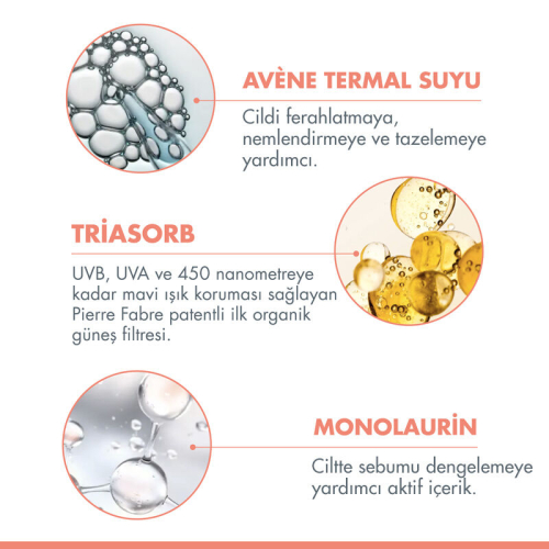 Avene Cleanance SPF 50+ Yağlı ve Akneye Eğilimli Ciltler İçin Güneş Kremi 50 ml - 3