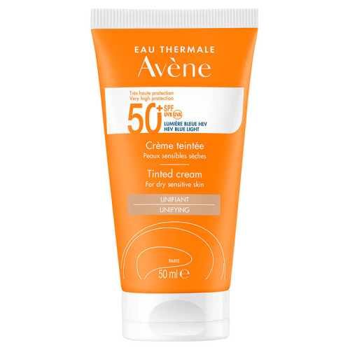 Avene Cream SPF 50+ Kuru Ciltler için Renkli Güneş Kremi 50 ml - Avene