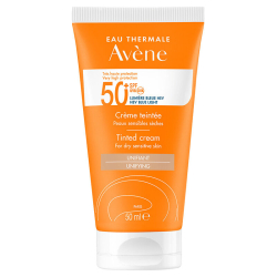 Avene Cream SPF 50+ Kuru Ciltler için Renkli Güneş Kremi 50 ml - 1