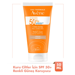 Avene Cream SPF 50+ Kuru Ciltler için Renkli Güneş Kremi 50 ml - 2
