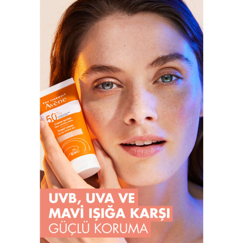 Avene Cream SPF 50+ Kuru Ciltler için Renkli Güneş Kremi 50 ml - 6