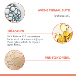Avene Cream SPF 50+ Kuru Ciltler için Renkli Güneş Kremi 50 ml - 5