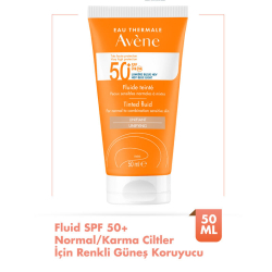 Avene Solaire SPF 50+ Tinted Fluid 50 ml (Normal ve Karma Ciltler) - 2