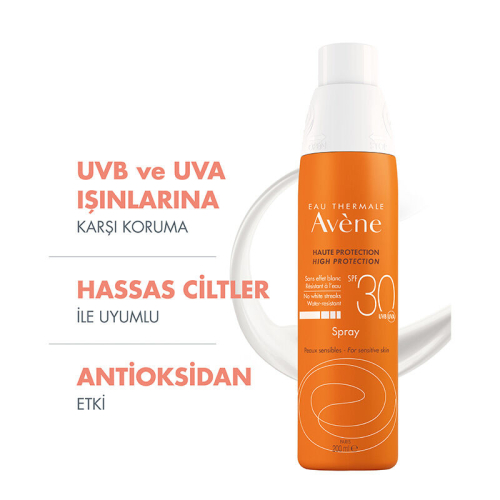Avene Spf 30+ Güneş Koruyucu Sprey 200ml - 3