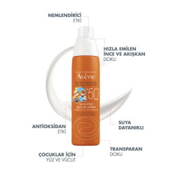 Avene Çocuk Sprey Güneş Kremi SPF 50+ 200 ml - 4