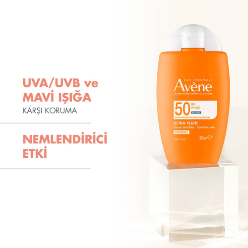 Avene Ultra Fluid Invisible Normal-Karma Ciltler İçin Ultra Akışkan SPF 50 Güneş Kremi 50 ml - 2