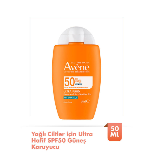 Avene Ultra Fluid Oil Control SPF 50+ Yağlı Ciltler için Güneş Kremi 50 ml - 2