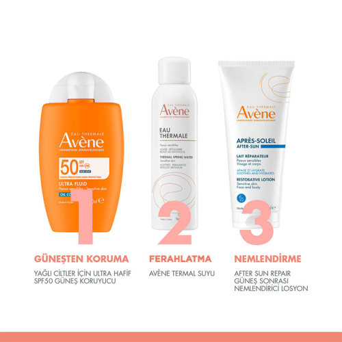 Avene Ultra Fluid Oil Control SPF 50+ Yağlı Ciltler için Güneş Kremi 50 ml - 5