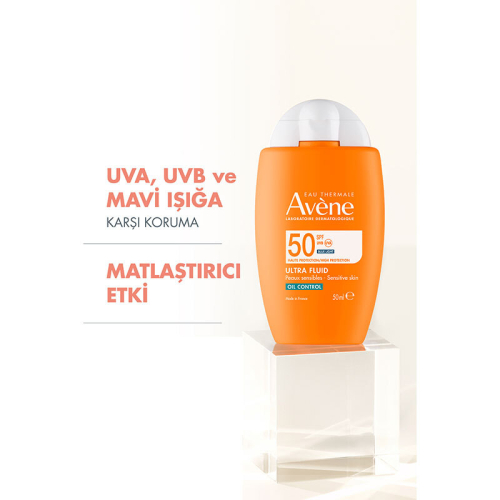 Avene Ultra Fluid Oil Control Yağlı Ciltler İçin Ultra Hafif SPF 50 Güneş Kremi 50 ml - 3