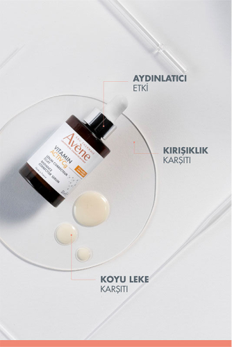 Avene Vitamin Activ Cg C Vitamini ve Niasinamid Antioksidan Etkili Serum 30 ml - 4