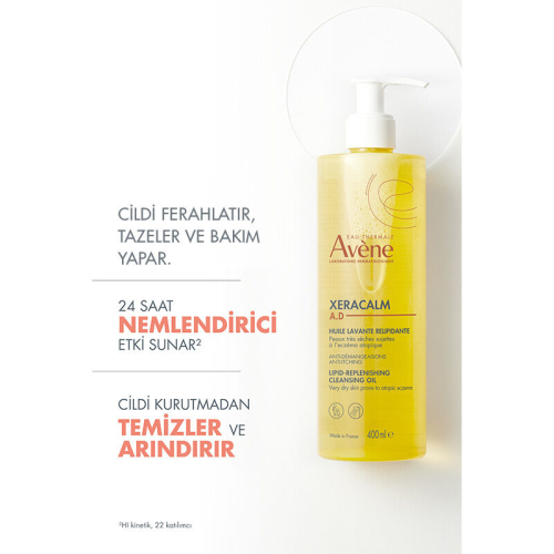 Avene XeraCalm A.D Hassas Ciltler için Yıkama Yağı 400 ml - 6