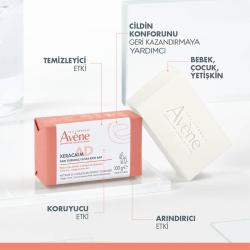Avene XeraCalm A.D Hassas Ciltler için Yıkama Sabunu 100 gr - 4