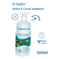 b-good b-baby Bebek ve Çocuk Saç ve Vücut Şampuanı 500 ml - 3