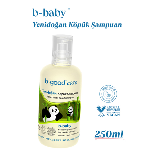 b-good b-baby Yenidoğan Köpük Şampuanı 250 ml - 3