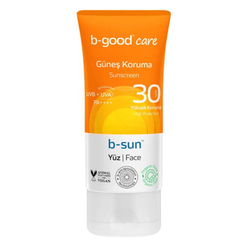 b-good b-sun SPF 30 Yüz Güneş Koruma 50 ml - B-good care
