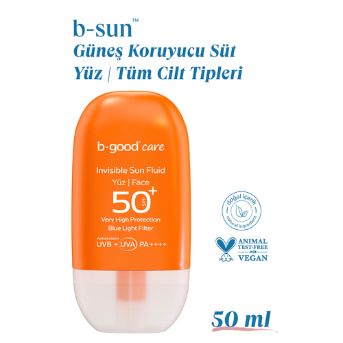 b-good b-sun Spf 50 Invisible Güneş Sütü 50 ml - 2