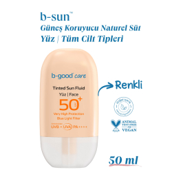 b-good b-sun Spf 50 Tinted Natural Güneş Sütü 50 ml - 2