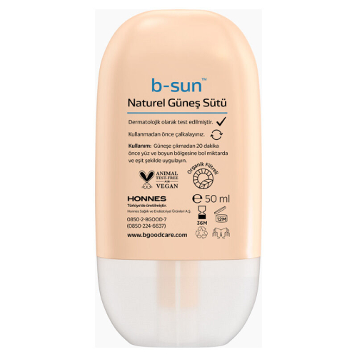 b-good b-sun Spf 50 Tinted Natural Güneş Sütü 50 ml - 4