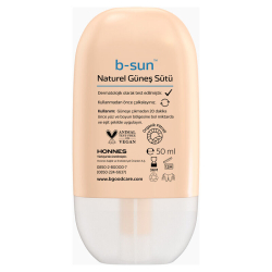 b-good b-sun Spf 50 Tinted Natural Güneş Sütü 50 ml - 2