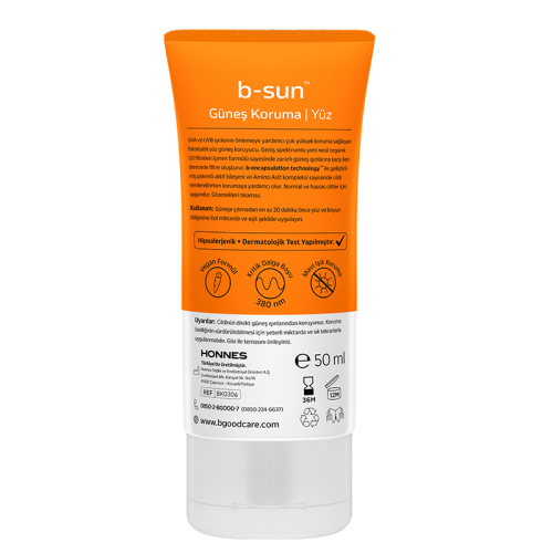 b-good b-sun SPF 50+ Yüz Güneş Koruma 50 ml - 2