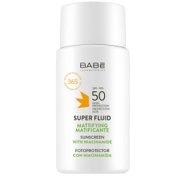 Babe Super Fluid Sunscreen Mattifying SPF50 50 ml - 1