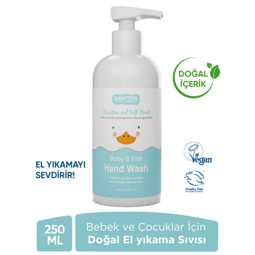 Babyton Bebek Ve Çocuklar İçin Doğal El Yıkama Sıvısı 250 ml - 3