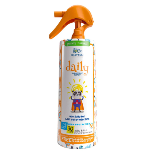 Babyton Bebek ve Çocuklar için Doğal Güneş Koruyucu Sprey SPF30+ 200 ml - Babyton