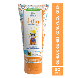 Babyton Bebek ve Çocuklar İçin Günlük Güneş Koruyucu Krem SPF30+ 50 ml - 2