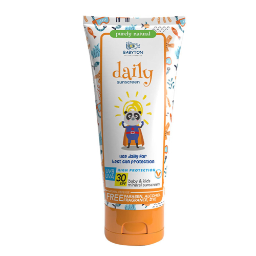 Babyton Bebek ve Çocuklar İçin Günlük Güneş Koruyucu Krem SPF30+ 50 ml - Babyton