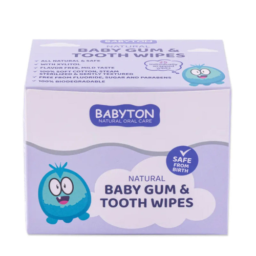 Babyton Bebekler İçin Diş Ve Damak Temizleme Mendili 25 adet - Babyton